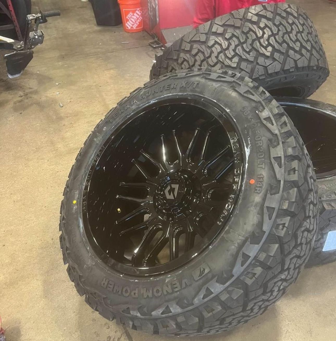 6 Lug 20x12 Wheels With 33x12.50 Tires