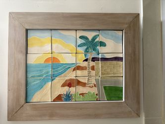 Beach Tile Art