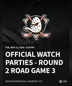 Anaheim Ducks Watch party
