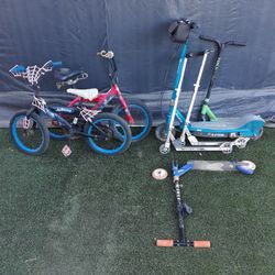 Kid's Bikes & Scooters 