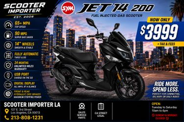 🛵🔥 NEW 2026 SYM JET 14 200 EFI NOW IN STOCK! 🔥🛵
