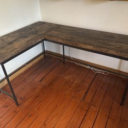 L-shaped desk