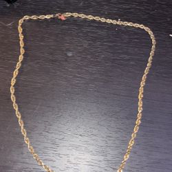 14k Italian Gold Chain Platted 