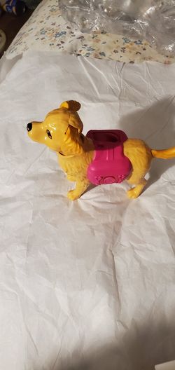 MATTEL BARBIE DOLL POTTY TRAINING TAFFY POOPING DOG PET TAN - DOG ONLY