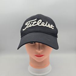 Titleist FJ Pro V1 Black Adjustable Strapback Hat