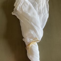 Gauze Cheesecloth dinner Napkins 20 x 20 inch, 22 pieces white 