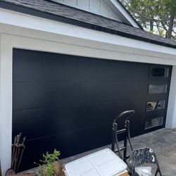 16x7 Flush Insulated Windows Garage Door