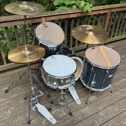 Tama / Pacific Drum Set, Sabian Cymbals