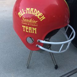 Collectible All Madden Helmet Grill Display  