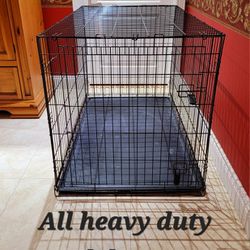 🐕 LARGE DOG CRATE. 👌