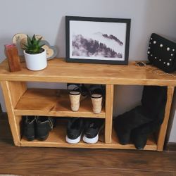 Shoe Bench Shelf 36" New