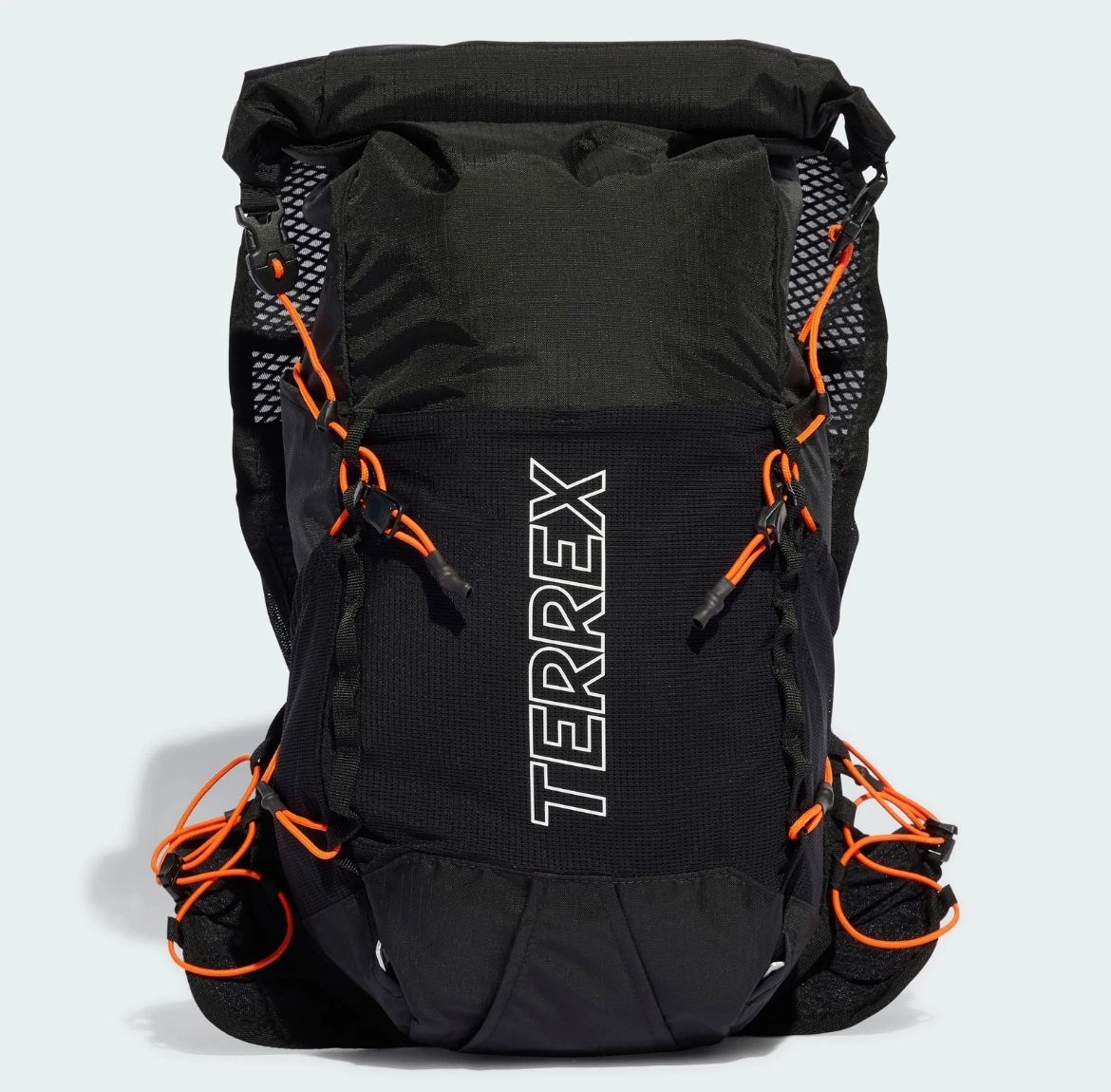 Adidas Terrex Backpack Black Orange Day Bag Pack Hiking 15.6 L Camping IN4656 New
