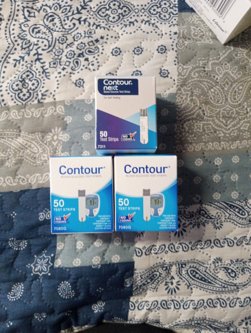 Contour 50 Test Strips 7080G All Brand New