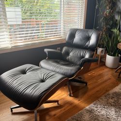 Herman Miller Eames Lounge Chair And Ottoman (Replica)
