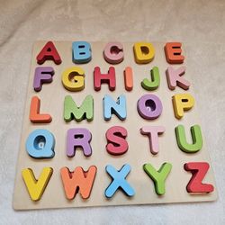 Wooden Alphabet Puzzle 
