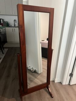 Mirror With Jewelry Armoire