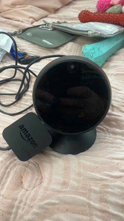 Amazon echo spot with Alexa full screen