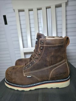 Duradero Logan Plain Safety Toe Waterproof Work Boots Men's Size 10 M