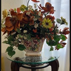 Porcelain Vase With Flowers