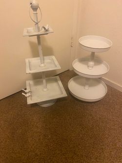 Metal  Three Tier  Stand / Fruit Holders Each one