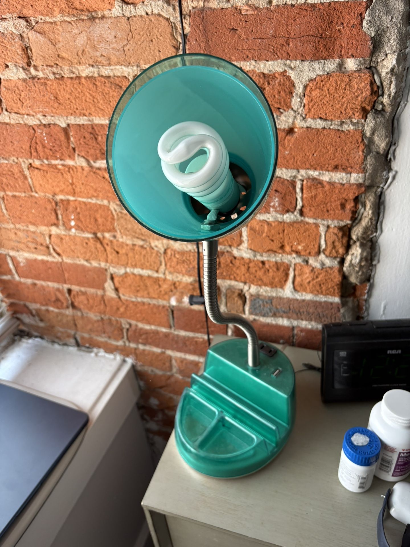 Blue Desk Lamp