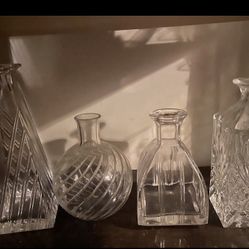 Crystal Liquor Bottles
