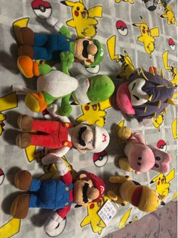 Super Mario plush lot
