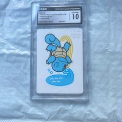 CGC Graded Gem Mint 10 Picture Card Squirtle