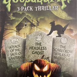 R.L. Stine GOOSEBUMPS 3-Pack Thriller! (DVD) NEW!