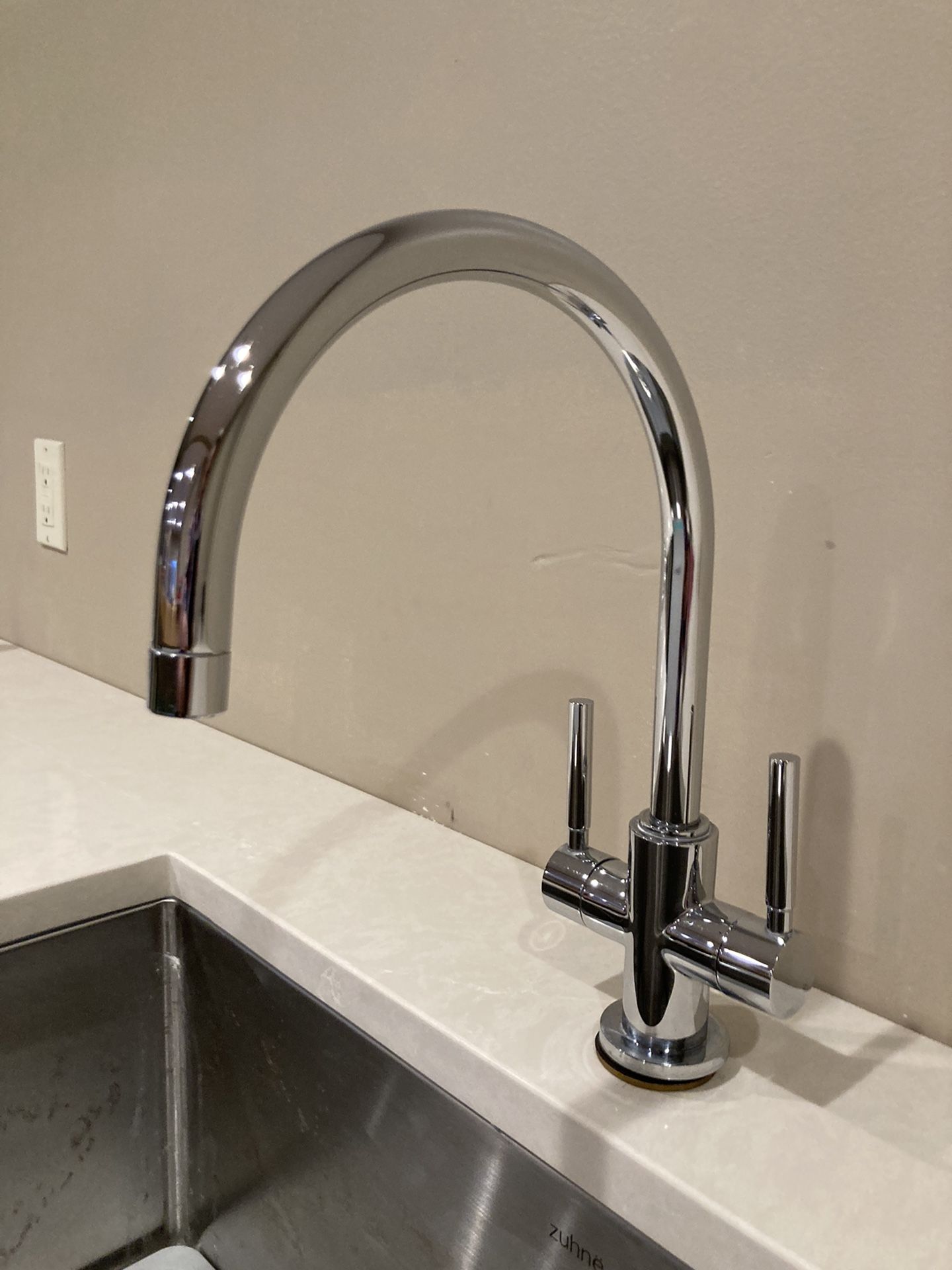 Chrome Kitchen Or Bar Faucet 