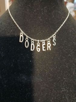 Dodgers necklace