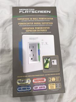New monster super thin in-wall powercenter