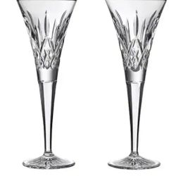 Waterford lismore Toasting Flutes (2)