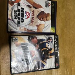 NBA LIVE 2004 XBOX, Madden 2003 PS2