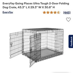 Large And X-Large Contour Folding Dog Crates