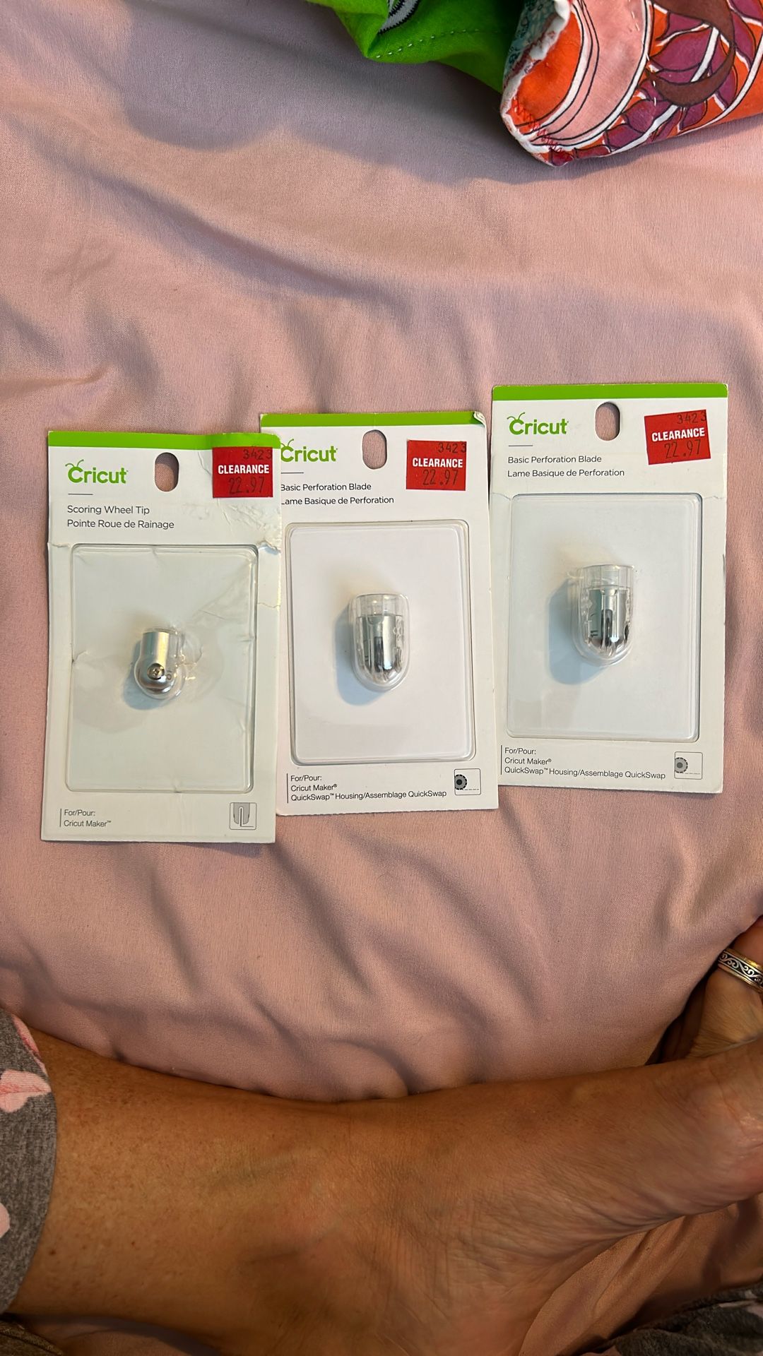 Cricut Scoring Wheel Tip And Basic Perforation Blade