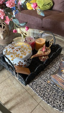 Black Basket tray.