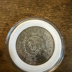 Silver Mexican Un Peso