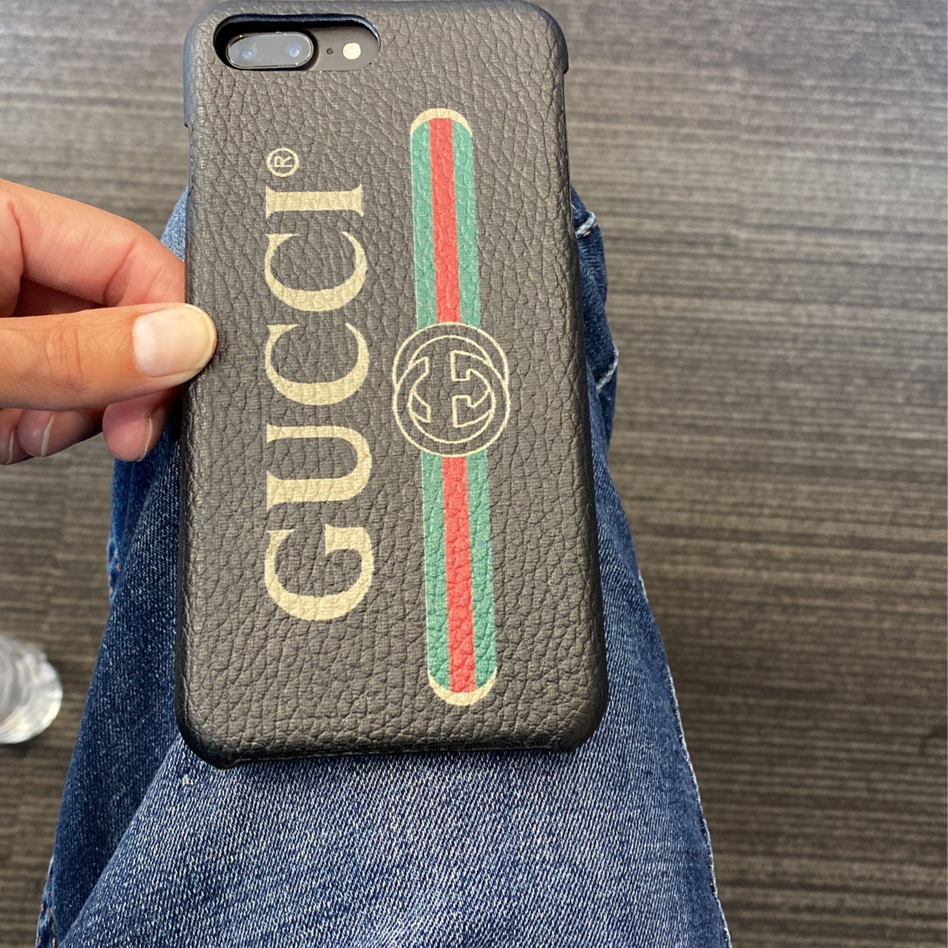 Real 7 Plus Gucci Case For iPhone