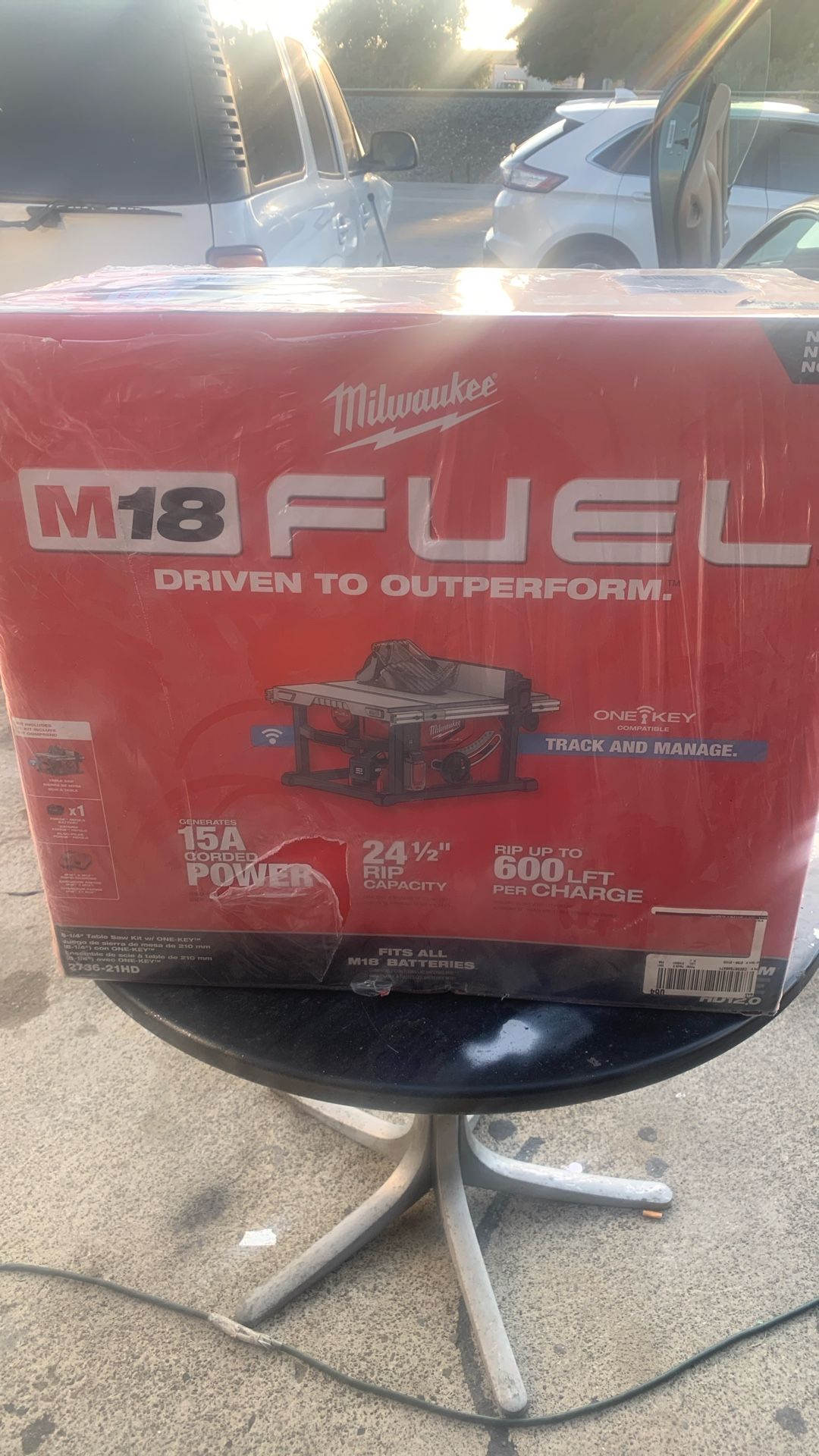M18 Milwaukee Table Saw