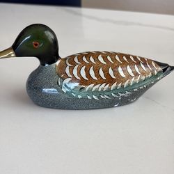 Metal Duck Figurine