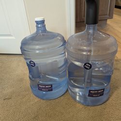 5 Gallon Water Bottle (Empty) And Water Bottle Pump