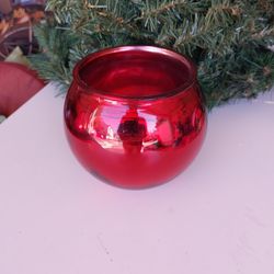 Christmas Glass Vase Decor 