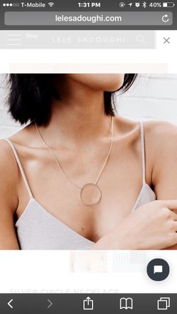 Lele Sadoughi necklace