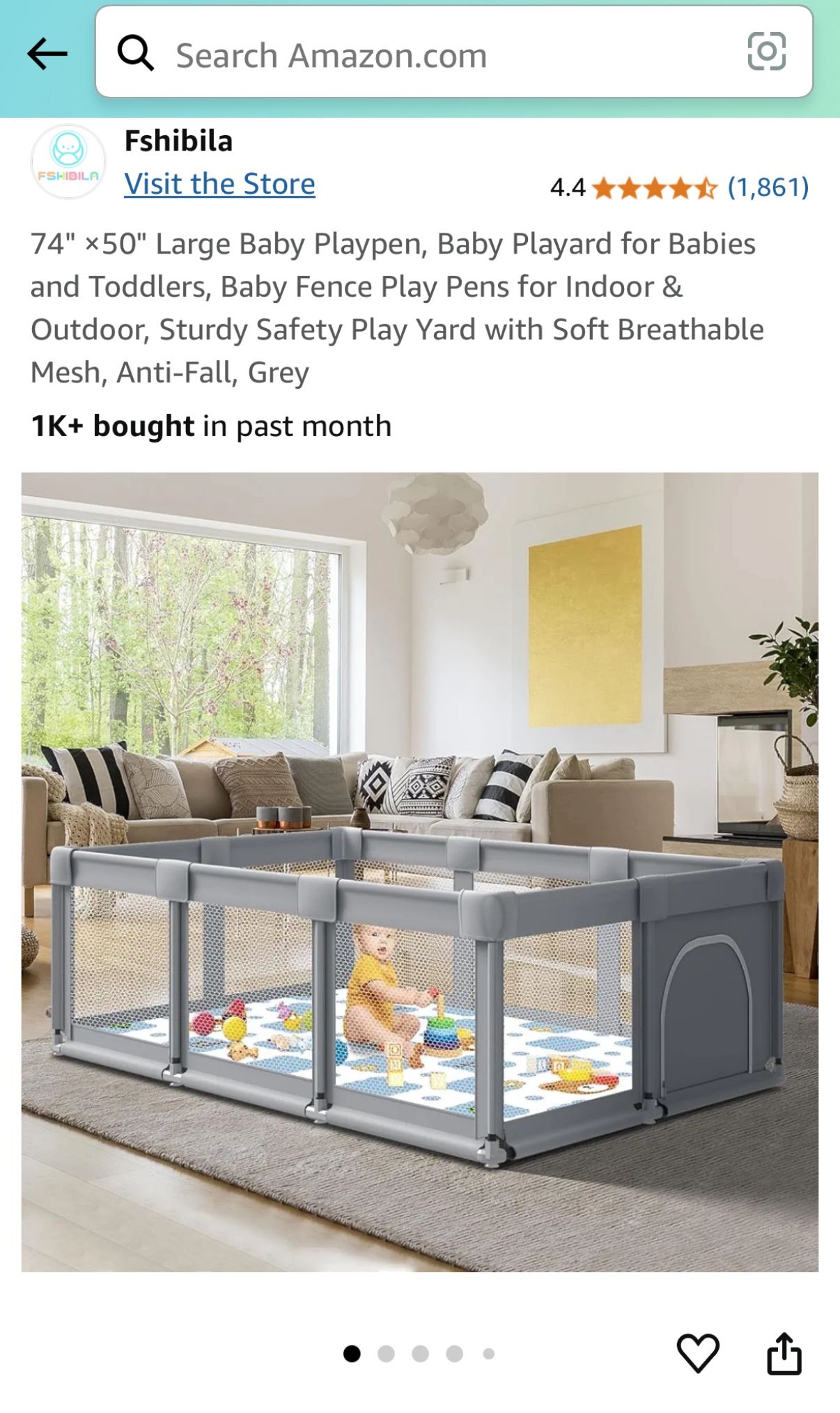 Open Box Play Pen Brand New