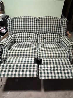 Love Seat with Two Recliners