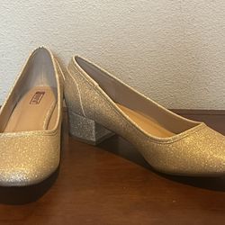 Golden Glitter Women’s Shoes