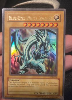 Yugioh Blue eyes White Dragon LOB-001