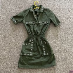 Maje grommets dress. Xs