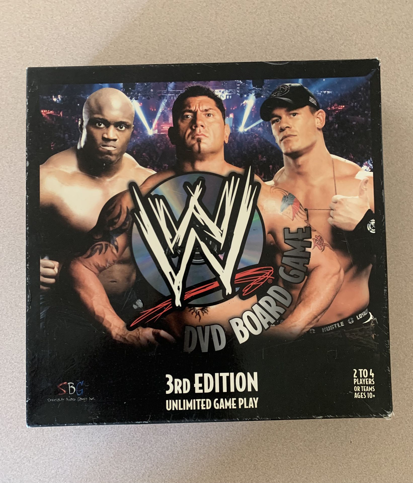 WWE Wrestling DVD Board Game 3rd Edition 2007 